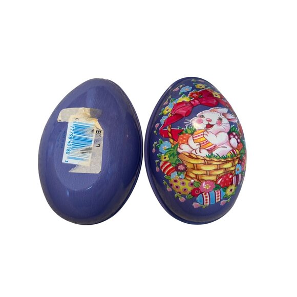 Vintage Easter Egg Plastic Candy Holder Bunny 6"x4" - Picture 8 of 9